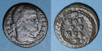 RÖMISCHE KAISERZEIT follis Maxence (306-312). 1/3 . Rome, 310-311. R/: VOT/ Q.Q./MVL/XX -