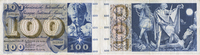 ANDERE AUSLÄNDISCHE SCHEINE 100 francs Suisse. -