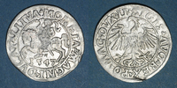 EUROPA gros Lituanie. Grand Duché. Sigismond III Auguste (1544-1572). 1/2 -
