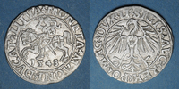 EUROPA gros Lituanie. Grand Duché. Sigismond III Auguste (1544-1572). 1/2 -