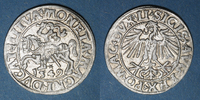 EUROPA gros Lituanie. Grand Duché. Sigismond III Auguste (1544-1572). 1/2 -