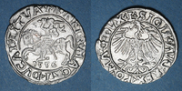 EUROPA gros Lituanie. Grand Duché. Sigismond III Auguste (1544-1572). 1/2 -