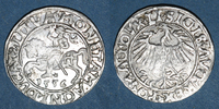 EUROPA gros Lituanie. Grand Duché. Sigismond III Auguste (1544-1572). 1/2 -