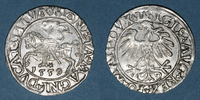 EUROPA gros Lituanie. Grand Duché. Sigismond III Auguste (1544-1572). 1/2 -