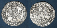 EUROPA gros Lituanie. Grand Duché. Sigismond III Auguste (1544-1572). 1/2 -