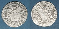 EUROPA gros Lituanie. Grand Duché. Sigismond II le Vieux (1506-1544). 1/2 -