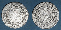 EUROPA gros Lituanie. Grand Duché. Sigismond II le Vieux (1506-1544). 1/2 -