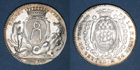 MARKEN - JETONS (RECHENPFENNIGE) Jeton Bretagne. Mairie de Nantes. Gelée de Premion. argent 1780-1781 -
