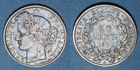 FRANZÖSISCHE MODERNE MÜNZEN 50 centimes 2e république (1848-1852). -