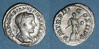 RÖMISCHE KAISERZEIT Denier Gordien III le Pieux (238-244). . Rome, R/: Gordien -