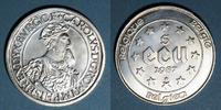 EUROPA Belgique. Baudouin I (1951-1993). 5 écus -