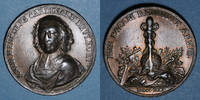 MEDAILLEN Cardinal de Fleury (1653-1743). Médaille cuivre. 39,4 mm -