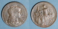 FRANZÖSISCHE MODERNE MÜNZEN 5 centimes 3e république (1870-1940). Dupuis, -