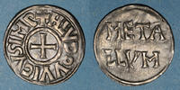 KAROLINGER Denier Louis le Pieux (814-840). . Melle -