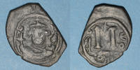 ISLAM Follis Syrie. Monnayage pseudo-byzantin (638-c.670). buste impérial -