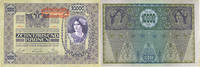 ANDERE AUSLÄNDISCHE SCHEINE Autriche. Banque Austro-Hongroise. 10 000 couronnes surchargé -