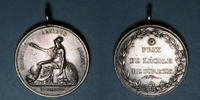 MEDAILLEN Louis XVIII. Prix de l'Ecole de Sorèze (Tarn). Médaille argent -