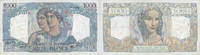 BANKNOTEN DER BANQUE DE FRANCE 1000 francs Banque de France. Billet. Minerve et Hercule, -