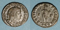 RÖMISCHE KAISERZEIT Follis Constantin I (307-337). . Lyon, 1ère officine, 313-314. R/: le Soleil -