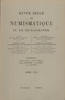 NUMISMATIKBÜCHER Revue Belge de Numismatique. -