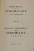 NUMISMATIKBÜCHER Revue Belge de Numismatique. -