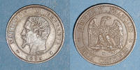 FRANZÖSISCHE MODERNE MÜNZEN 2 centimes 2e empire (1852-1870). tête nue Bordeaux -