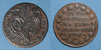 EUROPA 1/2 baiocco Vatican. Bologne. Pie VI (1775-1799). 1781, an VII -