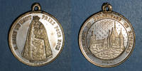 MEDAILLEN bronze Pélerinage de Ronchamp (70). Médaille argenté -