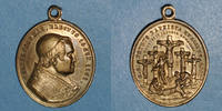 MEDAILLEN Vatican. Pie IX . Election pontificale-Dévotion à St Pierre & St Paul... Médaille -