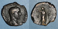 RÖMISCHE KAISERZEIT Sesterce Volusien, auguste (251-253). . Rome, 251-252. R/: la Paix -