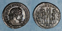 RÖMISCHE KAISERZEIT Centenionalis Constantin II, césar (317-337). . Lyon, 1ère officine. 330-331. R/: deux soldats -