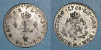 FRANZÖSISCHE KÖNIGLICHE MÜNZEN sol Louis XV (1715-1774). Double sol en billon Strasbourg -
