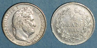 FRANZÖSISCHE MODERNE MÜNZEN 1/2 franc Louis-Philippe (1830-1848). -