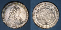 ELSAß 1/2 taler Alsace. Strasbourg. Evêché. Louis Constantin de Rohan-Guéménée (1756-79). Oberkirch -