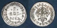 FRANZÖSISCHE KÖNIGLICHE MÜNZEN sol Louis XIV (1643-1715). Monnayage particulier de Strasbourg. I sol de Strasbourg -