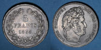 FRANZÖSISCHE MODERNE MÜNZEN 5 francs Louis Philippe (1830-1848). Rouen -