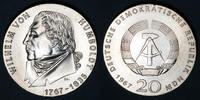KAISERREICH MÜNZEN 20 mark 1967 République Démocratique allemande.  200e... 147,00 EUR Differenzbesteuert nach §25a UStG zzgl. 9,45 EUR Versand