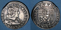 LOTHRINGEN Teston Duché de Lorraine. Charles IV maître de quelques places (1638-1639). Remiremont -
