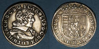 LOTHRINGEN Teston Duché de Lorraine. Charles IV maître de quelques places (1638-1639). Remiremont -