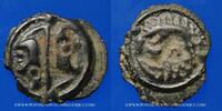 KELTISCHE MÜNZEN Potin Lingones. Région de Langres. Oyindia. à la tête janiforme, 2e - 1er siècle AC -
