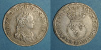 FRANZÖSISCHE KÖNIGLICHE MÜNZEN Louis XV (1715-1774). 1/10 écu vertugadin Strasbourg -