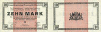DEUTSCHLAND - KRIEGSGEFANGENENLAGER (1914-1918) 10 mark Allemagne. Königsbrück. Kriegsgefangenenlager - Truppenplatz Königsbrück. Billet. -