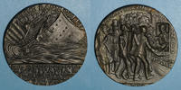 MEDAILLEN Grande-Bretagne. Torpillage du Lusitania. Médaille fer -