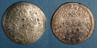 FRANZÖSISCHE KÖNIGLICHE MÜNZEN Louis XIV (1643-1715). Monnayage particulier de Strasbourg. XXX sols de Strasbourg -