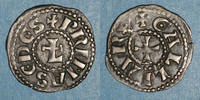 ANDERE FEUDALE MÜNZEN Denier Lyonnais. Archevêché de Lyon. Monnayage anonyme . au L barré -