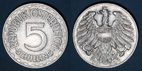 EUROPA Autriche. République. 5 schilling 1952