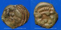 KELTISCHE MÜNZEN Potin Aulerques Eburovices. Région d'Evreux. au sanglier, vers 60-30/25 AC -