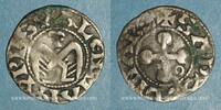 ANDERE FEUDALE MÜNZEN Denier Dauphiné. Evêché de Valence. Monnayage anonyme (XIIe - XIIIe siècle). -