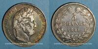 FRANZÖSISCHE MODERNE MÜNZEN 5 francs Louis Philippe (1830-1848). Rouen -