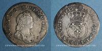 FRANZÖSISCHE KÖNIGLICHE MÜNZEN Louis XV (1715-1774). 1/10 écu vertugadin Strasbourg -